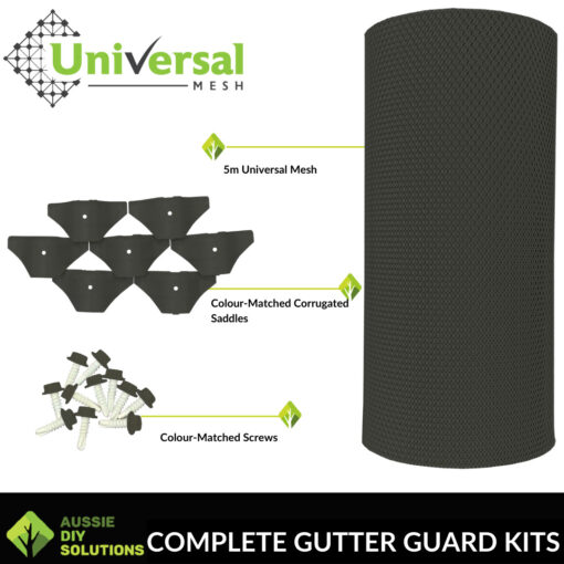 5m Universal Mesh Corrugated Gutter Guard Valley Kit - Image 2