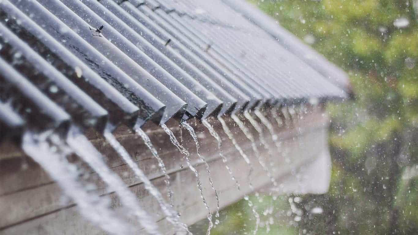 over flowing gutters
