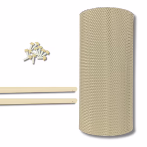 Universal mesh tiled gutter guard kit