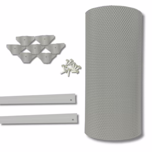 Corrugated box gutter guard kit