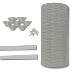 Corrugated box gutter guard kit