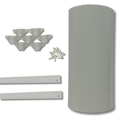 Corrugated box gutter guard kit