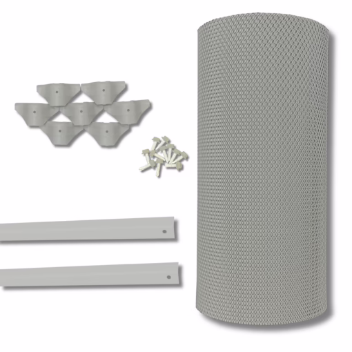 Corrugated box gutter guard kit