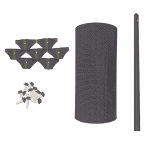 corrugation gutter guard kit basalt