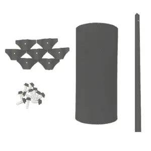corrugation gutter guard kit basalt