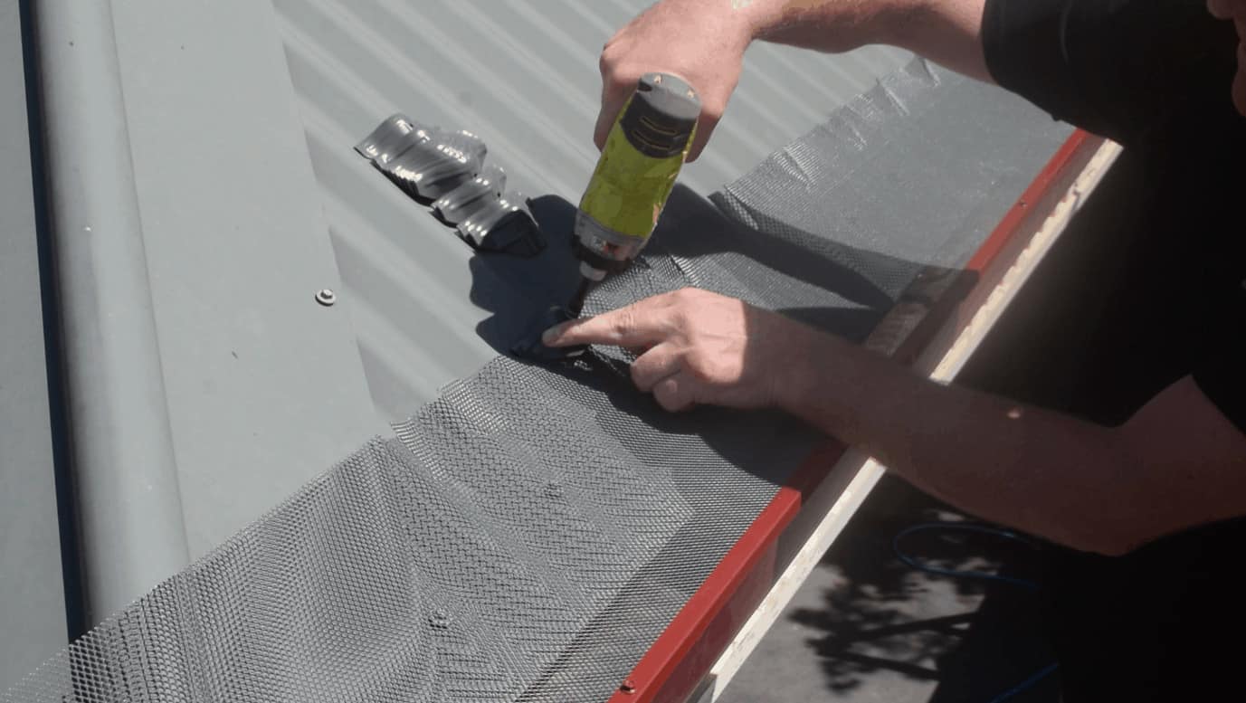 How to install gutter guards on a metal roof - Step8