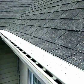 Vinyl gutter guard