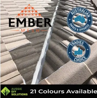 Ember mesh tile valley gutter guard kit