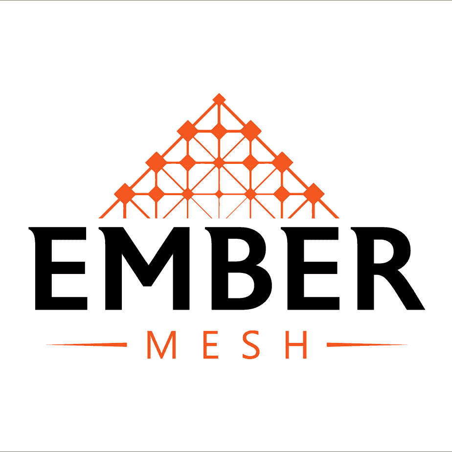 Ember Mesh white background