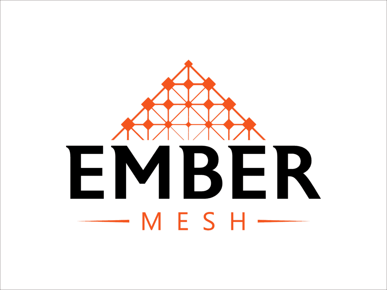 Ember Mesh white background