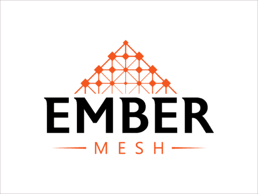 Ember Mesh white background