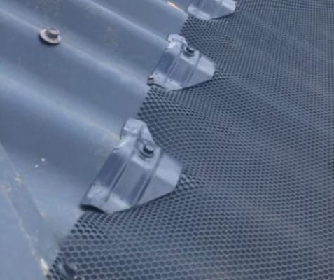 Corrugated gutter guard
