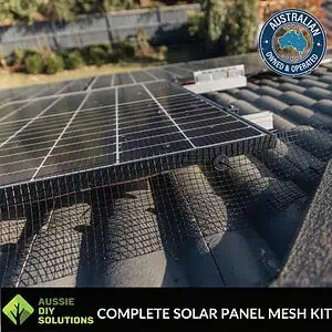 Galvanised solar mesh kit