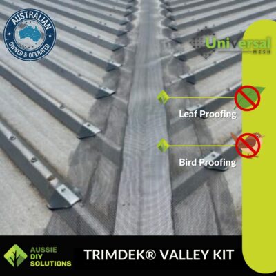 trimdek valley gutter guard kit