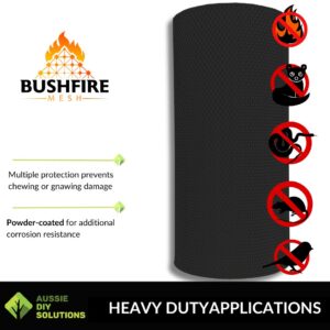 Bushfire protection mesh