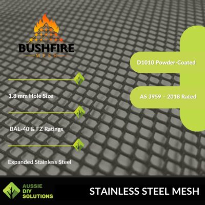 Bushfire protection mesh