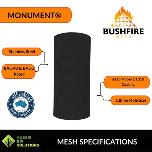 Bushfire protection mesh