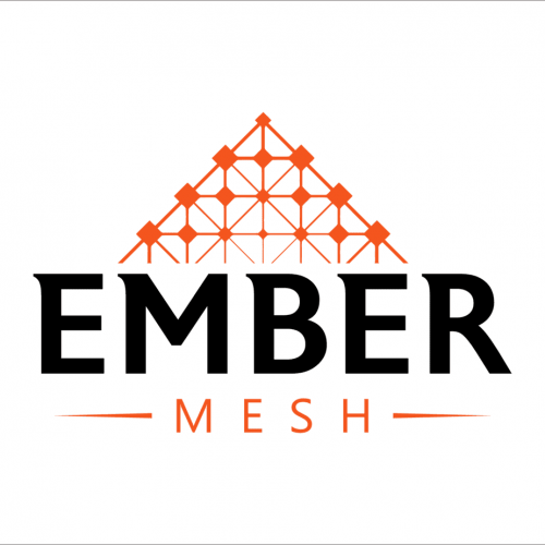 Ember Mesh white background