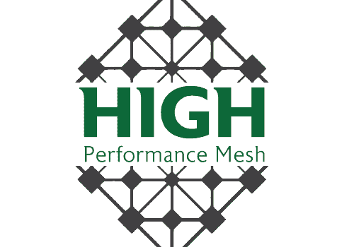 high performace mesh white square