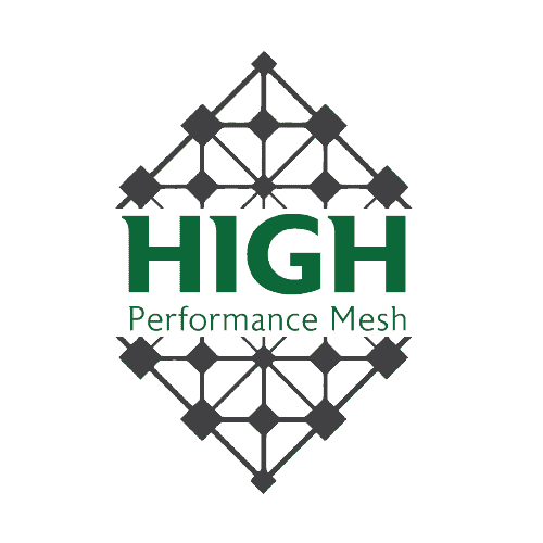 high performance mesh white square