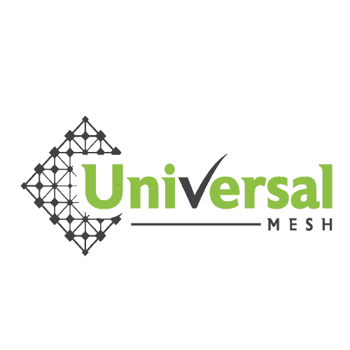 universal mesh white bcakgroud square